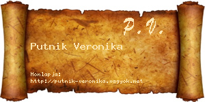 Putnik Veronika névjegykártya